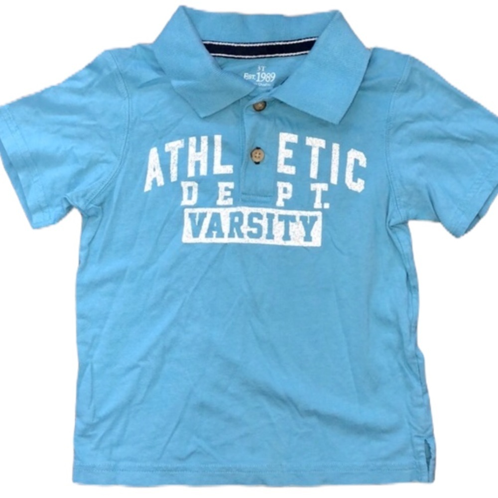 Light Blue Athletic Dept. Varsity Polo
